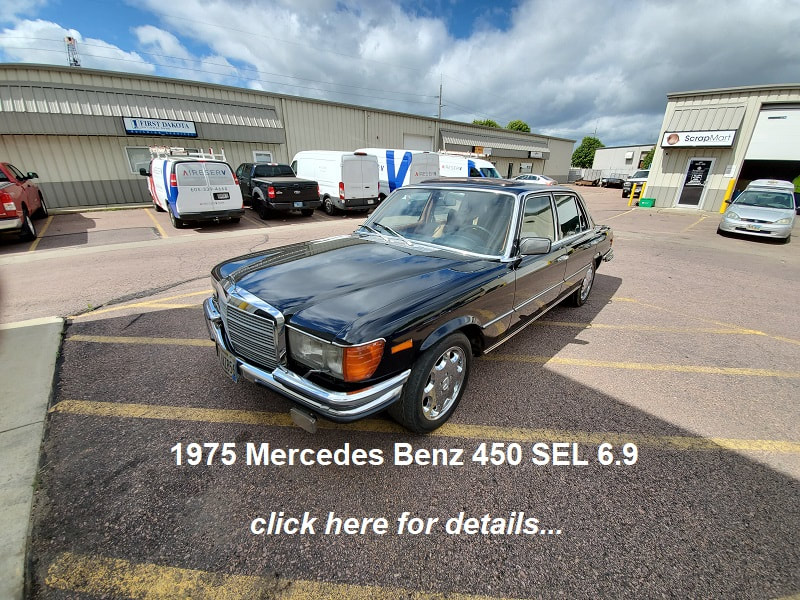 1975 MERCEDES BENZ 450 SEL 6.9